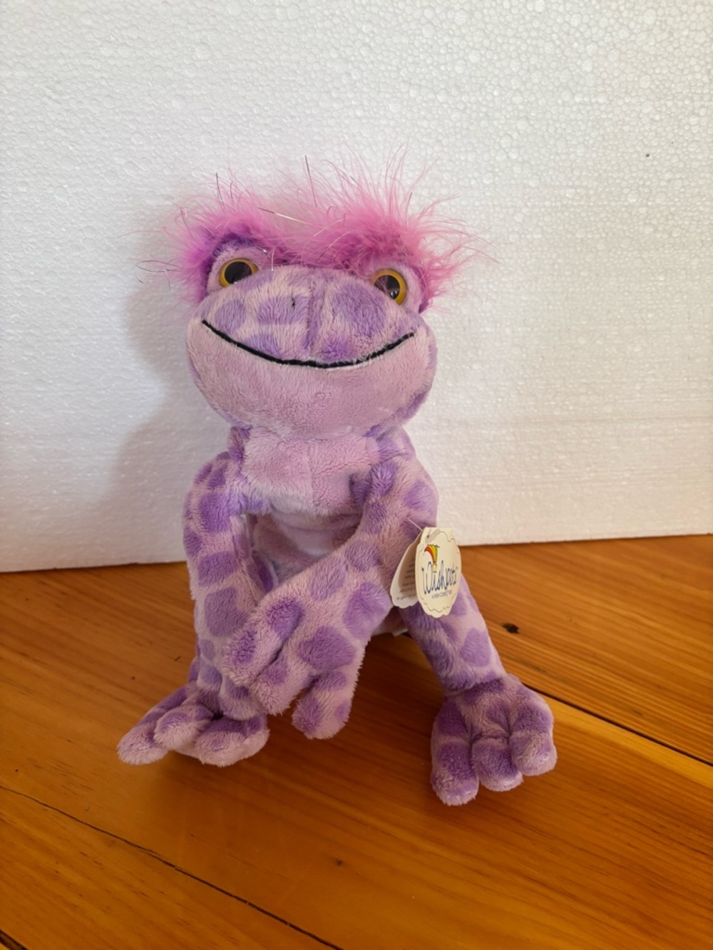 Wishpets Spotty Purple Frog Plus Cute Spotted Stuffed Animal